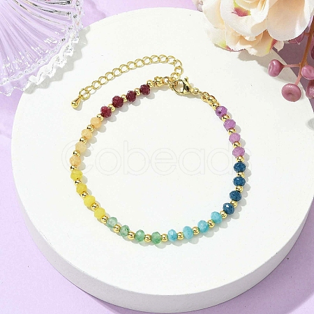 Women's Natural Malaysia Jade Bracelets BJEW-JB13601-1