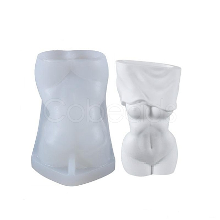 DIY Naked Women Vase Making Silicone Bust Statue Molds DIY-G050-01-1