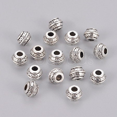 Tibetan Style Alloy Spacer Beads X-LF0586Y-NF-1