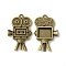 Tibetan Style Alloy Pendants, Projector/Movie Camera Charm, Cadmium Free & Lead Free, Antique Bronze, 39x25x5.5mm, Hole: 2.4mm