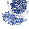 Hotfix Rhinestone, Glass Rhinestone Flat Back Cabochons, Half Round, Sapphire, SS6, 1.9~2x1mm, about 1440pcs/bag