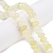 Natural New Jade Beads Strands, Rondelle, 10x6mm, Hole: 1mm, about 35pcs/strand, 7.87''(20cm)