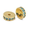 Rack Plating Brass Micro Pave Cubic Zirconia Beads KK-U030-28G-09-1