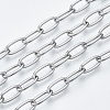 Tarnish Resistant 304 Stainless Steel Paperclip Chains CHS-S001-06A-P-1