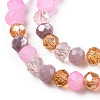 Glass Beads Strands EGLA-A034-M2mm-01-3
