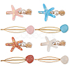 4 Bags 4 Colors Snap Hair Clips PHAR-CY0001-03-6