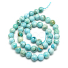 Natural Gemstone Hemimorphite Round Beads Strands G-L145-14mm-01-4