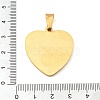 Ion Plating(IP) 304 Stainless Steel Pendants STAS-H182-11C-G-3