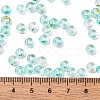 3/0 Baking Paint Transparent Colours Glass Round Beads SEED-L011-13A-03-4