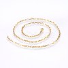 304 Stainless Steel Box Chain Necklaces NJEW-F226-07G-02-1