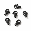 Spray Painted 304 Stainless Steel Lobster Claw Clasps STAS-R120-01A-02-2