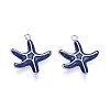 Brass Enamel Pendants KK-T071-31P-1