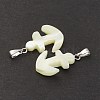 Natural Trochid Shell/Trochus Shell Pendants SSHEL-K027-13-2