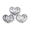 Plating Acrylic Beads OACR-B031-01B-1