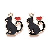 Alloy Enamel Pendants ENAM-T020-59A-1