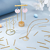 60Pcs 2 Styles Brass Pendants KK-FH0008-29-4