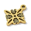 304 Stainless Steel Charms STAS-C097-24G-2