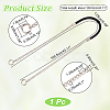 PU Leather Braided Rope Shoulder Strap FIND-WH0152-160-2