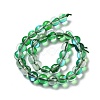 Synthetic Moonstone Beads Strands G-P528-J01-14-2