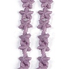 Synthetic Coral Dyed Carved Beads Strands CORA-K009-06A-2