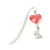 Alloy Hook Bookmarks AJEW-JK00252-4