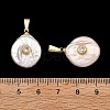 Baroque Natural Keshi Pearl Pendants PALLOY-JF05898-3