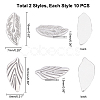 304 Stainless Steel Cabochons STAS-UN0013-98P-4