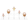 5-Tier Acrylic Action Figures Organizer Display Risers ODIS-WH0002-65-1