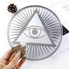 Eye of Providence/All-seeing Eye DIY Silicone Statue Mold AJEW-D052-02-2