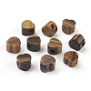 Natural Tiger Eye European Beads G-F580-C05-1
