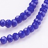 Faceted Imitation Jade Glass Beads Strands X-GLAA-R135-2mm-27-3