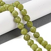 Natural Olive Jade Beads Strands G-NH0021-A17-01-2