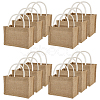 Reusable Jute Tote Bags LS-AJEW-WH0816-490-1