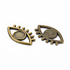 Tibetan Style Alloy Tray Settings TIBEP-N010-006AB-RS-2