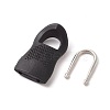 Plastic Zipper Pull Charms LS-FIND-WH0051-82B-02-1