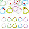 10Pcs 5 Colors Alloy Spring Gate Rings FIND-TA0008-59A-1