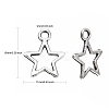 Tibetan Style Alloy Charms LF10651Y-NF-2