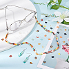 1200Pcs 10 Colors Acrylic Linking Rings SACR-DC0001-02-5