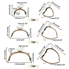 3Pcs 3 Style Iron Kiss Lock Purse Frame Handles FIND-PH0008-02-4