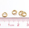 Brass Open Jump Rings JRC6MM-G-3
