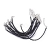 Trendy Braided Imitation Leather Bracelet Making BJEW-S076-002-1