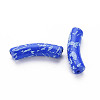 Opaque Spray Painted Acrylic Beads MACR-S372-002F-B02-2