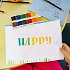 PET Hollow Out Drawing Painting Stencils DIY-WH0391-1029-4