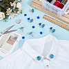 10Pcs Alloy Glass Rhinestone Brooches AJEW-PH01689-4