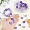 45Pcs 3 Colors Resin Rhinestone Bubblegum Ball Beads RESI-ME0001-38-3