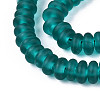 Handmade Frosted Lampwork Beads Strands LAMP-T007-10F-3