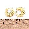 Twist Ring Rack Plating Brass Hoop Earring for Women LS-EJEW-H091-14G-2
