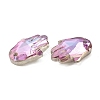 Electroplate Glass Pendants LS-GLAA-A008-01-4