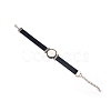 PU Leather Cord Bracelet Making AJEW-TAC0034-01B-1