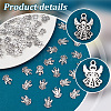 80Pcs Tibetan Style Alloy Pendants TIBEP-PH0001-69AS-4